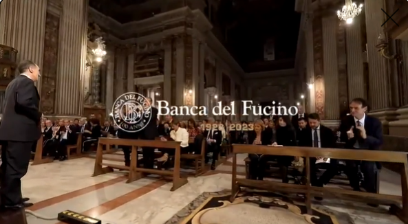Concerto presso la Chiesa di Sant'Ignazio di Loyola per celebrare il Centenario della Banca del Fucino